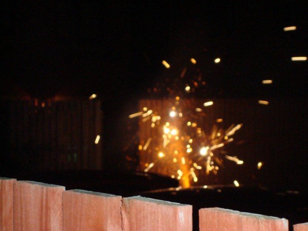 Backyard fireworks