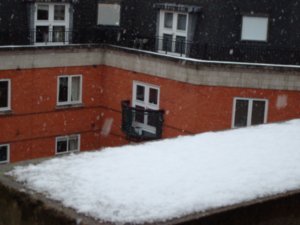 snow from my bedroom