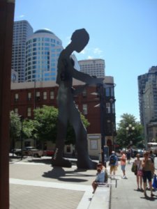 seattle - the hand with the hammermoved up and down