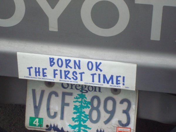 One of the coolest bumper stickers I've seen