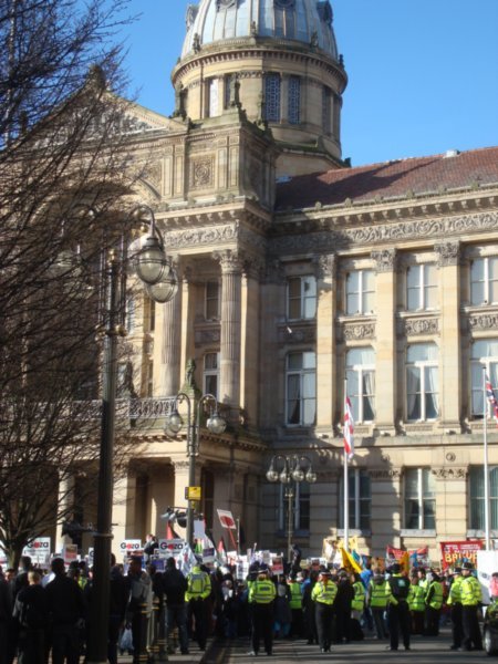 Birmingham - Victoria Square protest