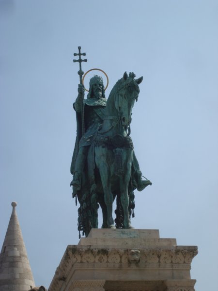 Budapest - St Stephen statue I think