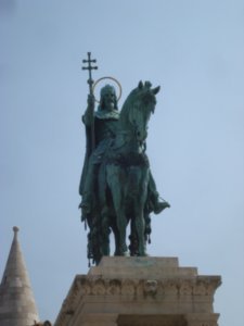Budapest - St Stephen statue I think