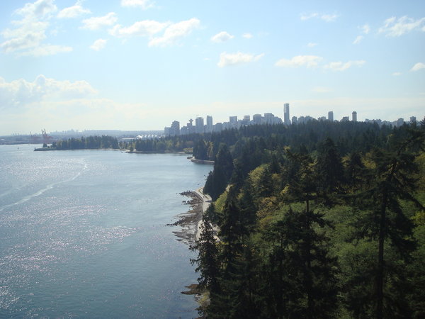 Vancouver - view from Lions Gate Bridge