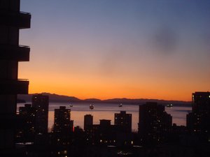 Vancouver - English Bay at dusk