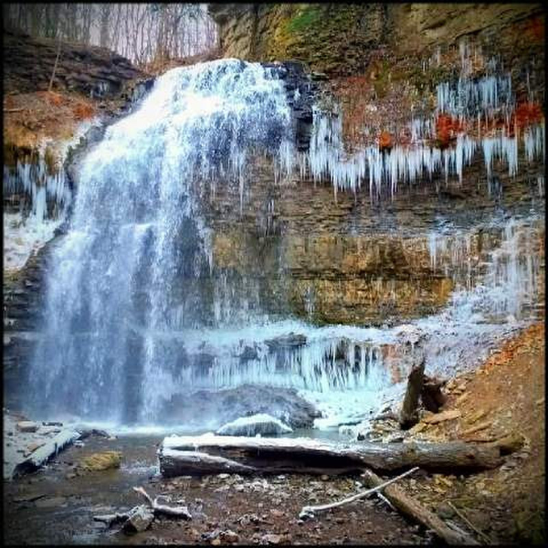 Waterfall in Hamilton Ontario