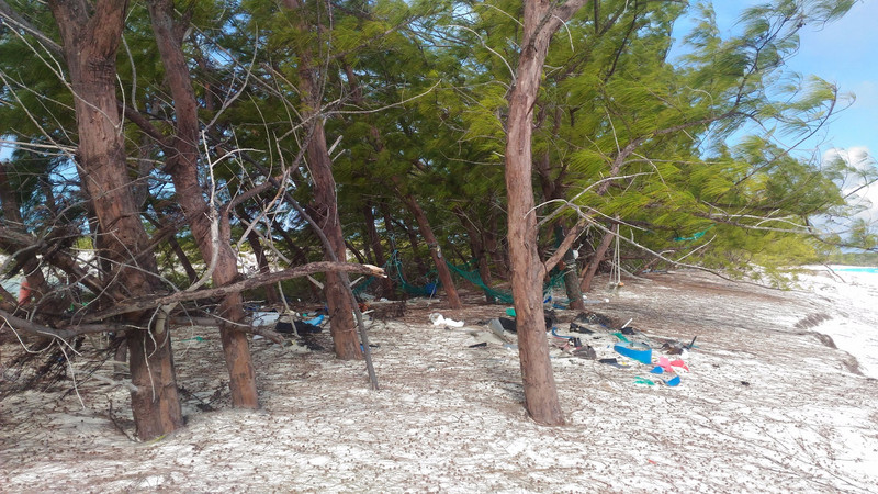 Abandoned Campsite on Shroud Cay
