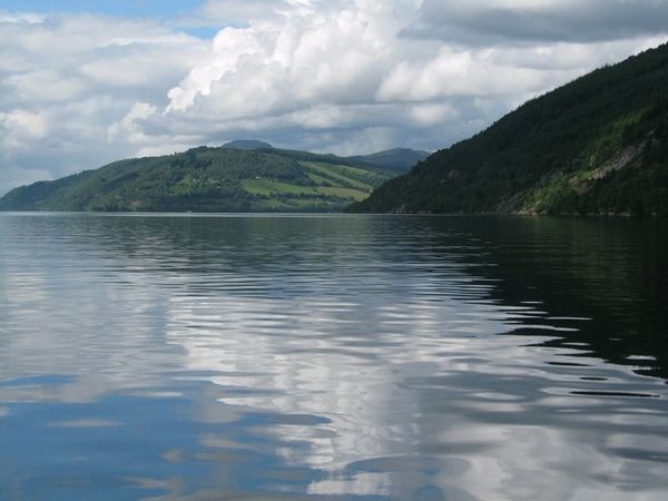Loch Ness from our boat.