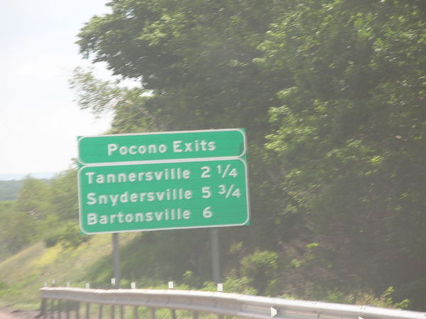 Pocono Exits