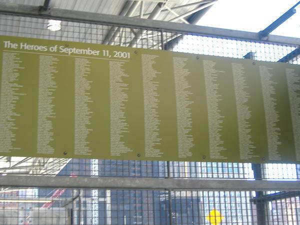 Names of 9/11 Heroes