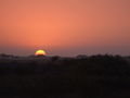 Sunset over the dunes at Ningaloo Reef
