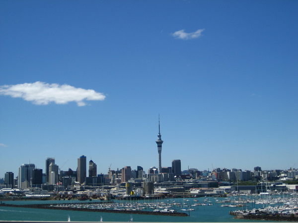 Auckland from the bridge.