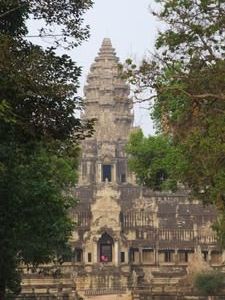 The central tower of Angkor Wat