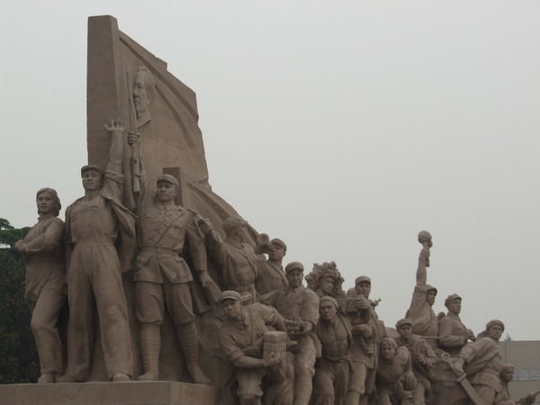 Socialist Statue in Tiananmen Square