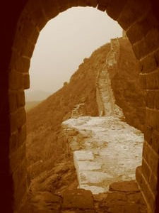 Getting arty on The Great Wall