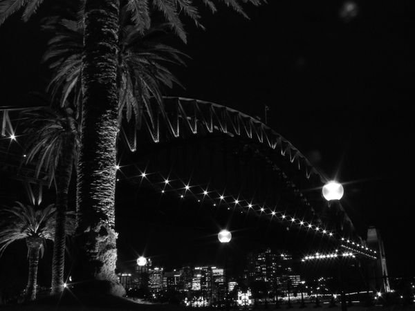 The Bridge at night, in Black and White