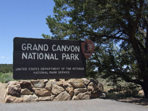 Entrance to Grand Canyon National Park