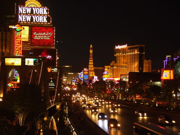 'The Strip' at night