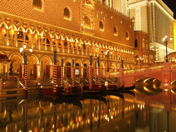 Gondolas at The Venetian