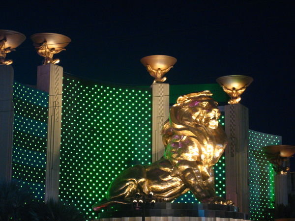 MGM Grand at night