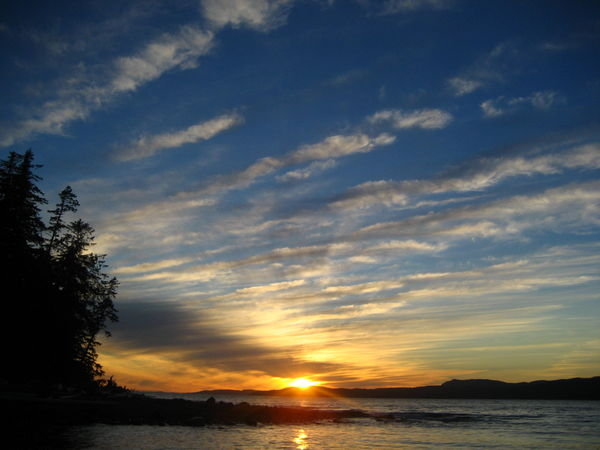 Another peaceful sunset on Johnstone Strait
