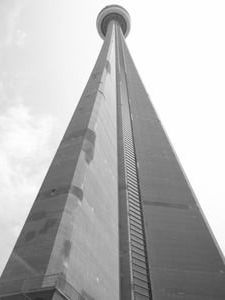 At the foot of the CN Tower  - Toronto