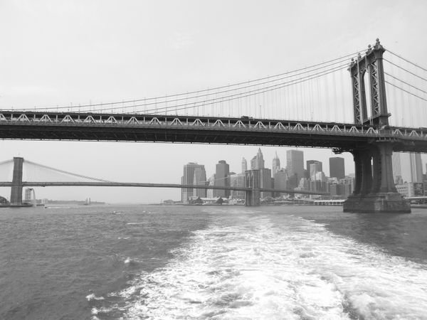 Manhattan Bridge in the foreground
