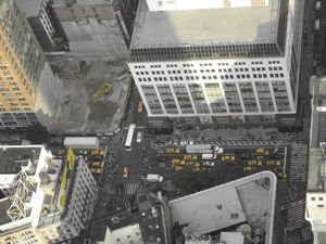 Just a few of the 30,000 yellow cabs in NYC