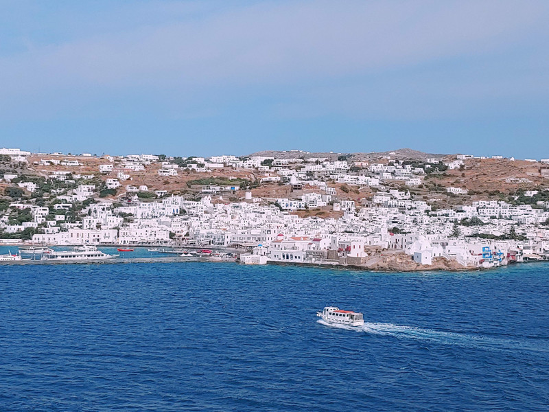 Mykonos from the Boat