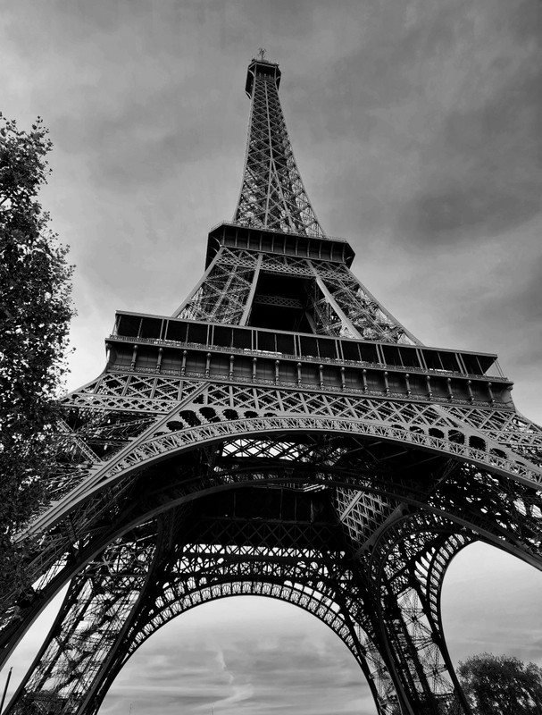 Dramatic Eiffel Tower