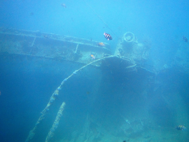 And more of the shipwreck.