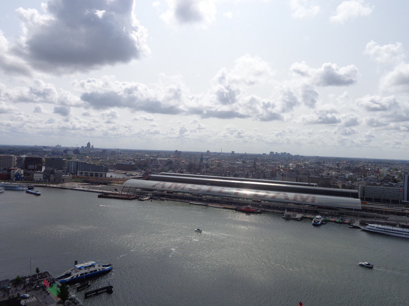View of city from A'dam Tower