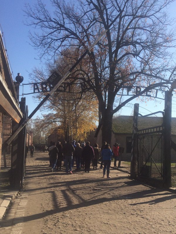 Entrance to Auschwitz