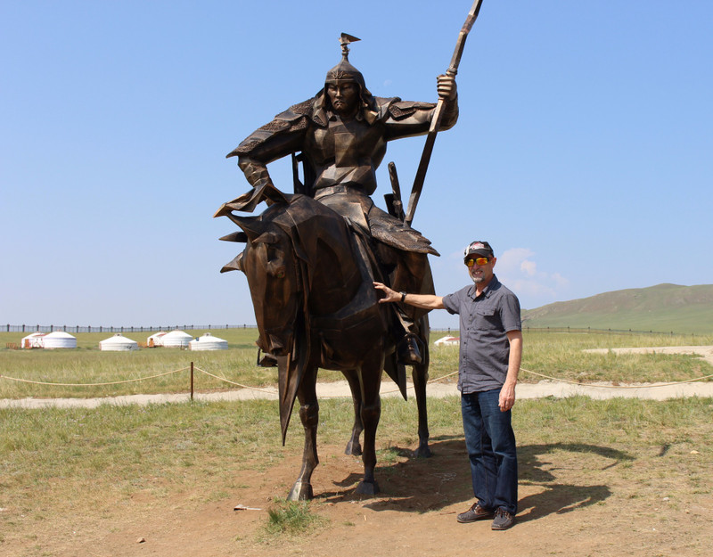 Impressionistic Mongol warrior
