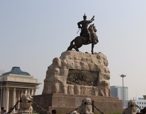 Genghis Khan in Chingis Square