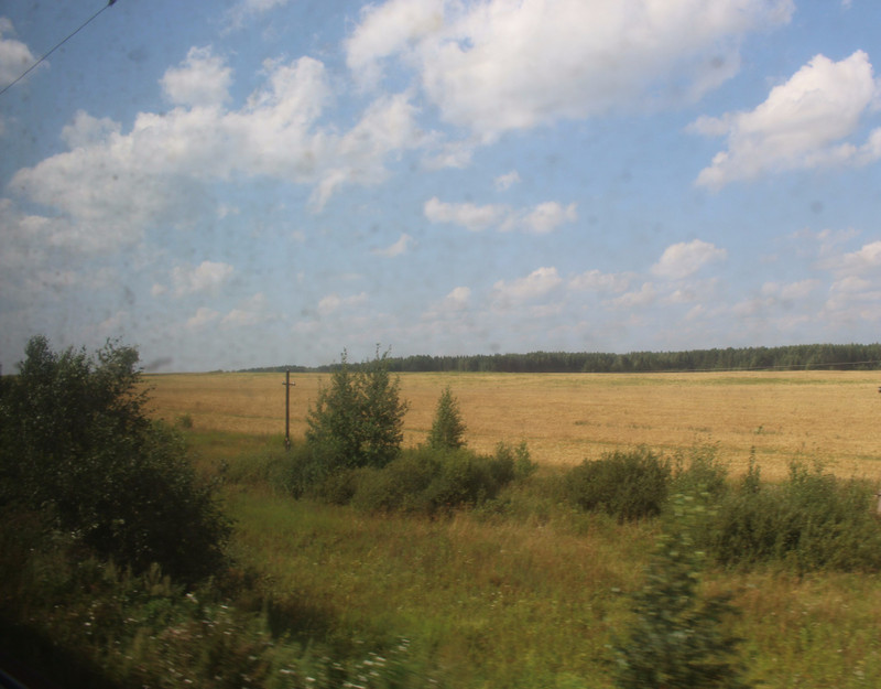 Typical view from the carriage window