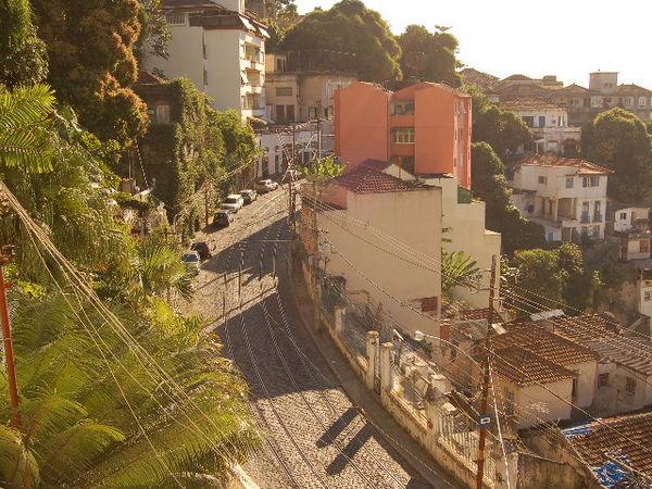View to the left from Rio Hostel