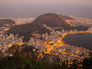 Evening view of Rio
