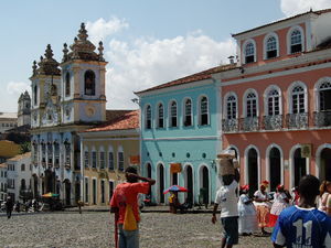 Pelourinho square, Salvador