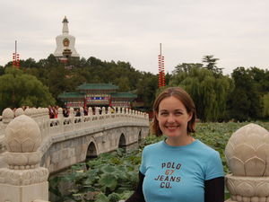 Paula in Beihei Park, Beijing