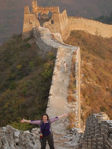 Paula on the Great Wall
