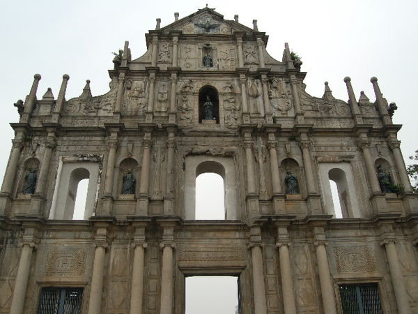 Ruins of St Paul's Cathedral - front - Macau