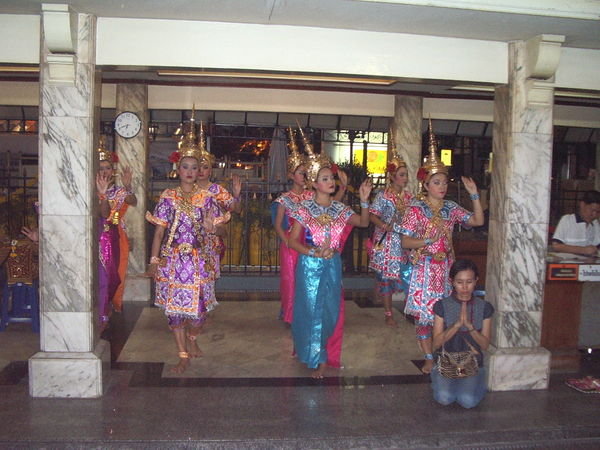 Dancers at the Erawan Shrine