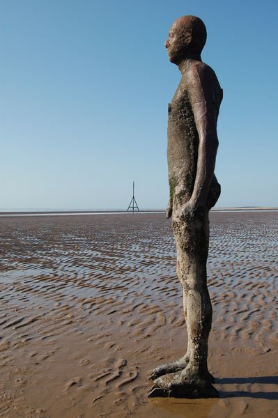 Single statue - Another Place, Crosby