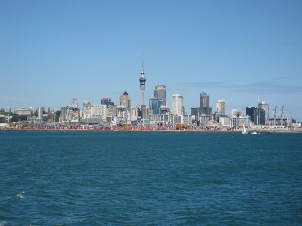 View of Auckland Harbour from the ferry | Photo