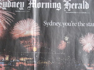 Sydney newspaper, 1st January 2009 
