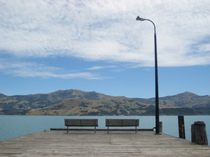 End of the pier, Akaroa