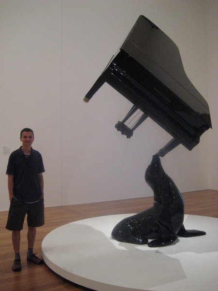 Nick at Brisbane Museum of Modern Art