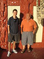 Nick and Eddy at Te Kaha marae