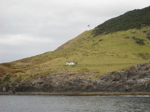 Lighthouse and lone house